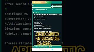 🔥 Master Java in Minutes | Arithmetic Operations Explained Add, Subtract, Multiply, Divide, Modulus