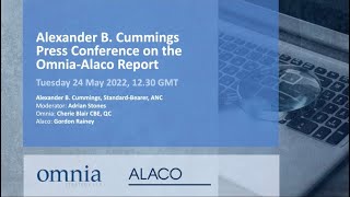 Alexander Cummings - Alaco / Omnia Press Conference - 24 May 2022