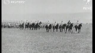 French aviators salute their flag (1916)