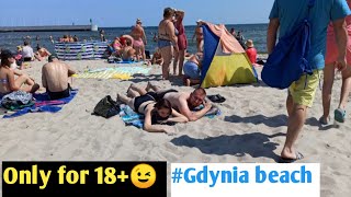 चलो आज आपको पोलैंड के समुन्दर और गोरियों के नजारे दिखाते हैं। Gdynia beach Poland @dhaniexplores