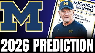 🔵 Michigan Wolverines 2026 Season Prediction