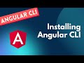 2. Installing Angular CLI in the machine. Requirements needed for installing angular cli