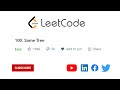 100. Same Tree [Java] - Leetcode