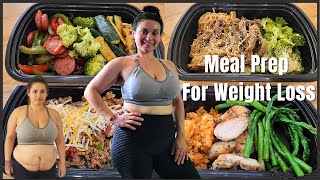 Meal Prep For Weight Loss | 5 Simple Meals