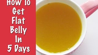 How To Get Flat Belly In 5 Days | Get Flat Stomach without Diet-Exercise | Instant Belly Fat Burner