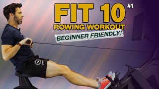 10 Minute Rowing Machine Workout - Beginner Friendly | RowAlong