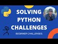 Solving python challenges | Beginner Python Dictionary Challenges