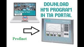 Download Chương Trình Xuống HMI KTP Bacsic Mới Mua Qua Profinet [ Download HMI KTP Bacsic Siemens]