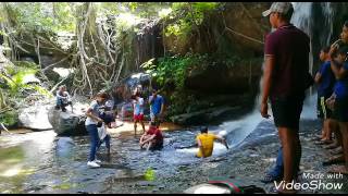 រមណីយដ្ឋានទឹកជ្រោះក្បាលស្ពាន Kbal Spean water fall /Siem Reap/Cambodia.