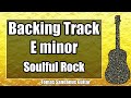 E minor Backing Track - Em - Mellow Soulful Rock Guitar Jam Backtrack | TS 76