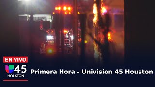 Investigan incendio de dos alarmas en mercado de pulgas