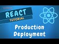 95. Build Project for Production Deployment using npm run build command in React Redux App - ReactJS