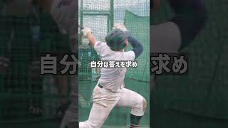 野球の取り組み方の変化。指導生もりそーが語る。  #shorts #baseball #野球 #batting #バッティング #野球のミカタ #打撃探究部屋