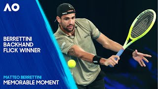 Matteo Berrettini Backhand FLICK Winner | Australian Open 2025