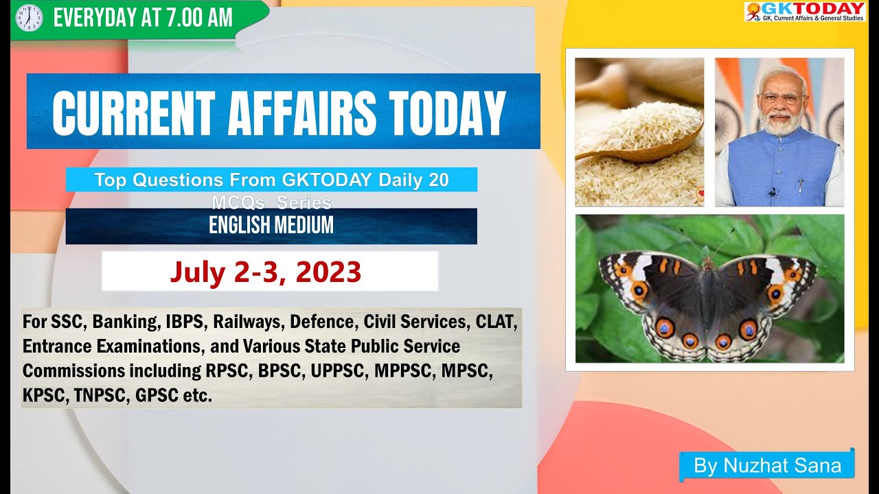 2-3 July 2023 Current Affairs By GK Today | GKTODAY Current Affairs ...