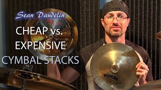 Cheap (Wuhan) vs Expensive (Zildjian) Cymbal Stacks