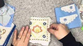 Creating a fabric journal + thoughts on journaling + what are your favorite stitches?