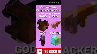 Can you pause at the right time #trending #shorts #minecraft ￼