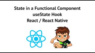 useState Hook in react or react native | functional component