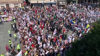 Hiljade ljudi na protestu za Dženana Memića u Sarajevu