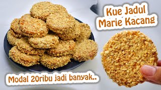 BUATNYA PAKE TANGAN !! BIKIN KUE JADUL UDAH GAK KAYAK DULU , RESEP MUDAH BUAT BISKUIT MARIE KACANG