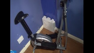 Pro Fitness 2 in 1 Cycle X Trainer Elliptical Cross Trainer Exercise Bike assembly & full look