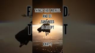 THINGS THAT MARVEL AND DC FANS NEED TO ACCEPT #avengers #androa1 #shorts #viral #ironman #thor #hulk