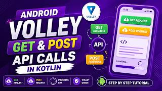 ANDROID - VOLLEY || GET REQUEST & POST REQUEST || TUTORIAL IN KOTLIN