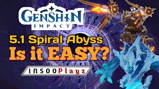 Spiral abyss 5.1 || 36 star possible? || Genshin Impact || #genshinimpact #genshin