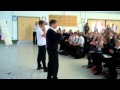 Alex & Daniel pretend to sing Lady Gaga at Exmouth
