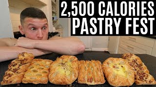 2,500 CALORIE PASTRY FEST | Half Day of Eating & Training