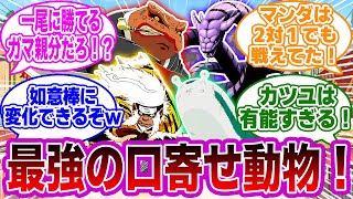 尾獣とも戦える怪物クラスの「口寄せ動物」について語る視聴者の反応集【NARUTO/ナルト】