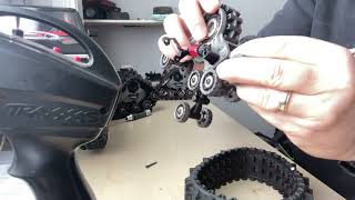 Adjusting the Traxxas deep terrain Trx4 Traxx track set