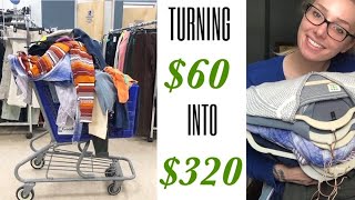 Thrift Store Haul to Flip Online for Profit | Make Money Selling Clothing