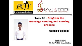 Web project Task 38 | 1st year | Semester 01 | Java Institute | eShop Application
