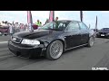 1250hp audi s4 b5 bi turbo 0 318 km h loud start u0026 accelerations