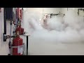 co2 firealarm  fire fighting Suppression System Discharge at Koorsen Training Center SaudiArabia 🇸🇦