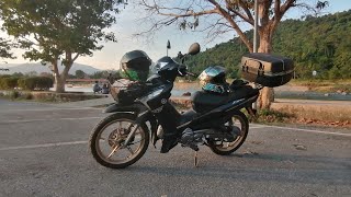 ขี่มอไซค์ไป ดูงานที่ ปราจีนบุรี  ขากับแวะเที่ยวนครนายก | Yamaha Finn115i  | EP. 7