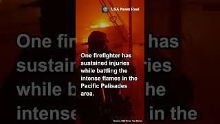 LA Fires  1,400 Firefighters Combat Unprecedented Blazes #breakingnews #usanewsreel #usa