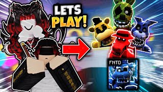 (IT DID *NOT* WORK! 😭) TEACHING MY GIRLFRIEND HOW TO PLAY FNTD! 🔥 | Five Nights Tower Defense