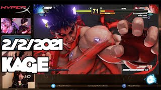 【BeasTV Highlight】 2/2/2021 Street Fighter V カゲ Kage