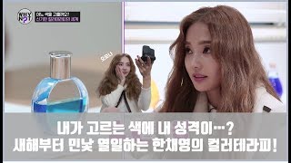 색으로 내 성격을 알 수 있는 컬러테라피...? 새해부터 민낯 열일하는 한채영의 컬러테라피! [와이낫 WHY NOT? 5회]