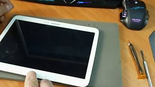 Dismantling the tablet Samsung Galaxy Tab 3 GT P5210 and replacing the charging socket (Micro USB)