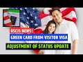 🚨 Good News: Adjustment Of Status From Visitor Visa To Green Card | B-1/B-2 Visa | USCIS