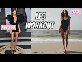 How to get LEAN LEGS like Kendall Jenner | Leg slimming workout