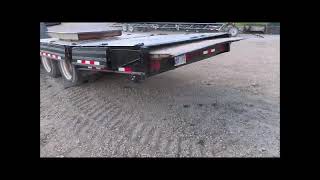 2000 Wilson 4460TD MUV-ALL lowboy hydratail equipment trailer at auction