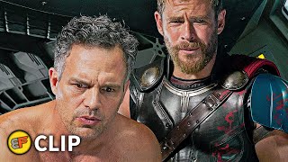 Thor "Strongest Avenger" - Hulk Quinjet Scene | Thor Ragnarok (2017) IMAX Movie Clip HD 4K