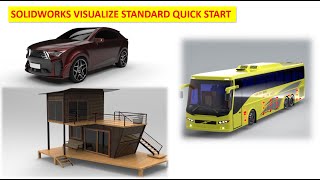 SOLIDWORKS Visualize Standard Quick Start | Visualize Rendering Training for Beginners