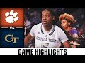 Clemson vs. Georgia Tech Game Highlights | 2023-24 ACC Women’s Basketball