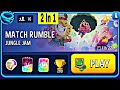 jungle jam shared energy rumble match | 2 IN 1 | match masters | match rumble